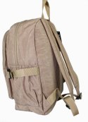Praktyczny Plecak Materiałowy BAG STREET 2216 BEŻOWY 35 x 26 x 15 cm
