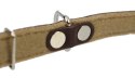 Solidna Obroża Dla Psa Skóra Naturalna 10 mm / 32 cm ZL0151 ZOO LESZCZ (PL)