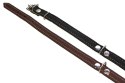 Solidna Obroża Dla Psa Skóra Naturalna 18 mm / 50 cm ZL0155 ZOO LESZCZ (PL)