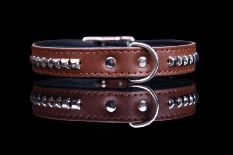 Solidna Obroża Dla Psa Skóra Naturalna Z Kostkami 16 mm / 35 cm ZL0172 ZOO LESZCZ (PL) Solidna Obroża Dla Psa Skóra Naturalna Z Kostkami 16 mm / 35 cm ZL0172 ZOO LESZCZ (PL)