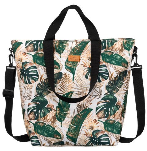 Torebka Damska Listonoszka Materiałowa Rovicky (PL) R-TZ15605/08 Na Suwak 47 x 40 x 17,5 [cm]