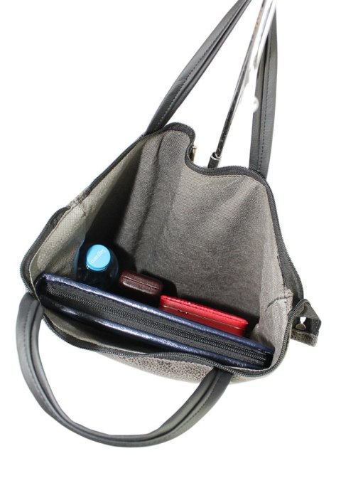 Torebka Na Zakupy Antoszczyk (PL) MARTA Ze Skóry Naturalnej Model Duży 41 x 38 x 8 [cm] CZEKOLADOWA