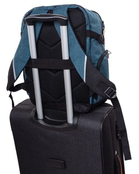 Wytrzymały Plecak Podróżny Do Samolotu WIZZAIR RGL PL17 SZARY 40 x 30 x 20 [cm]