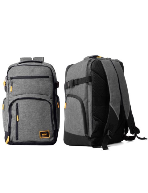 Wytrzymały Plecak Podróżny RGL PL01 CZARNY 40 x 30 x 20 [cm] 24 Litry do samolotu WIZZAIR