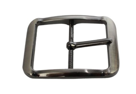 Klamra Do Paska Damskiego Skórzanego Elegancka Bezniklowa 40 mm Ciemne Srebro KD40 WZ3