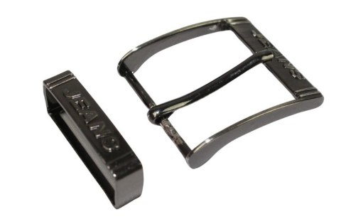 Klamra Do Paska Męskiego Skórzanego 40 mm Sprzączka DeLuxe Bardzo Mocna Z Metalową Szlufką WZÓR JEANS KM40