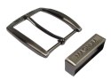 Klamra Do Paska Męskiego Skórzanego 40 mm Sprzączka DeLuxe Bardzo Mocna Z Metalową Szlufką WZÓR MAGNUM WZ 1