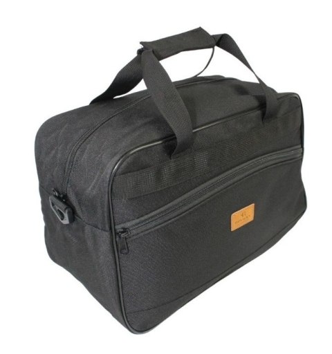 Torba Bagaż Podręczny Ryanair Materiałowa ROVICKY Pozioma 2493 CZARNA 40 x 25 x 14 [cm]