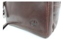 Ekskluzywna Saszetka Premium Męska Skórzana El Forrest MB09 22 Skóra Naturalna Bydlęca CZEKOLADOWA 23 x 16 x 8 [cm]