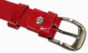 Pasek Damski Skórzany PAS-MAX (PL) Skóra Licowa EXTRA Gładki 25 mm Lakierowany CIEMNY CZERWONY Pasek Damski Skórzany PAS-MAX (PL) Skóra Licowa EXTRA Gładki 25 mm Lakierowany CIEMNY CZERWONY