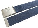 Pasek Gumowa Plecionka Polska Galanteria (PL) Super Rozciągliwy 40 mm Klamra Zatrzaskowa Szeroki Zakres Zapinania GRANATOWY