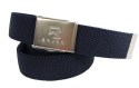 Pasek Gumowa Plecionka Polska Galanteria (PL) Super Rozciągliwy 40 mm Klamra Zatrzaskowa Szeroki Zakres Zapinania JEANS