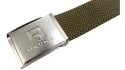Pasek Gumowa Plecionka Polska Galanteria (PL) Super Rozciągliwy 40 mm Klamra Zatrzaskowa Szeroki Zakres Zapinania OLIWKOWY