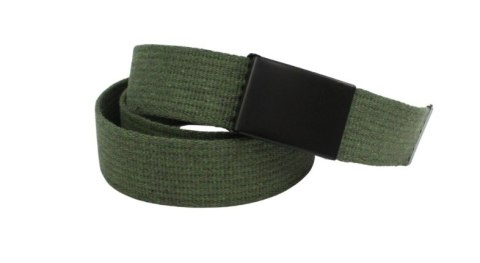 Pasek Parciany PolskaGalanteria Bawełniany PARCIAK 40 mm Z CZARNĄ Bezniklową Klamrą Zatrzaskową ZIELONY Szeroki Pasek Parciany PolskaGalanteria Bawełniany PARCIAK 40 mm Z CZARNĄ Bezniklową Klamrą Zatrzaskową ZIELONY Szeroki
