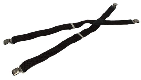 Szelki Do Spodni Polska Galanteria (PL) Z Materiału Regulowane Podwójne Typ X CZEKOLADOWE