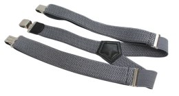 Szelki Do Spodni Polska Galanteria (PL) Z Materiału Regulowane Pojedyncze Typ Y POPIELATE