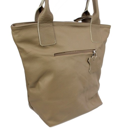 Torebka Skórzana MAGRE (PL) KLEOPATRA Shopper Bag Skóra Naturalna KAWA Z MLEKIEM Torebka Skórzana MAGRE (PL) KLEOPATRA Shopper Bag Skóra Naturalna KAWA Z MLEKIEM