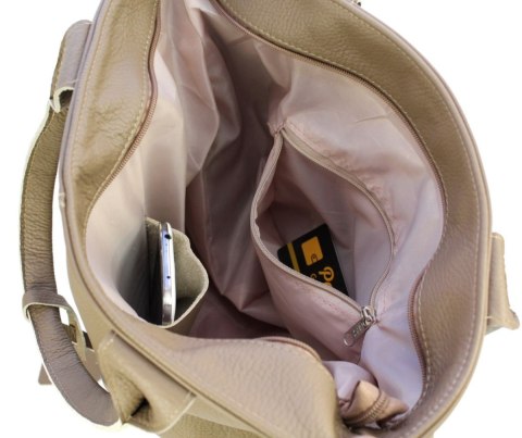 Torebka Skórzana MAGRE (PL) KLEOPATRA Shopper Bag Skóra Naturalna KAWA Z MLEKIEM Torebka Skórzana MAGRE (PL) KLEOPATRA Shopper Bag Skóra Naturalna KAWA Z MLEKIEM