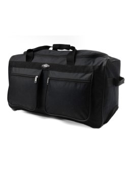 Duża Pojemna Torba Podróżna Na Kółkach RGL A2 CZARNA 80 x 40 x 36 [cm]