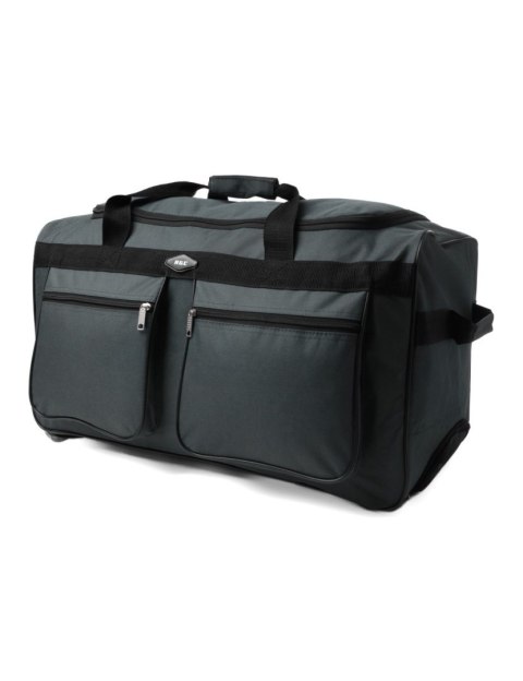 Duża Pojemna Torba Podróżna Na Kółkach RGL A2 CZARNA 80 x 40 x 36 [cm]