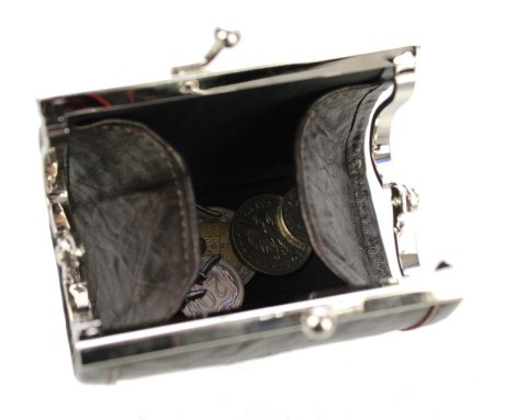 Ekskluzywny Kuferek Na Bilon ELKOR (PL) Skóra Naturalna Licowa EL0A Ekskluzywny Kuferek Na Bilon ELKOR (PL) Skóra Naturalna Licowa EL0A