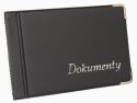Eleganckie Etui Na Karty Dokumenty Dowód Osobisty Polska Galanteria (PL) Małe Poziome "Dokumenty" 11 x 7 [cm]