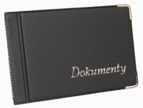 Eleganckie Etui Na Karty Dokumenty Dowód Osobisty Polska Galanteria (PL) Małe Poziome "Dokumenty" 11 x 7 [cm]