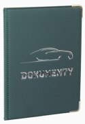 Eleganckie Etui Na Karty Dokumenty Dowód Rejestracyjny Polska Galanteria (PL) Duże Pionowe "Dokumenty" 12 x 9 [cm]
