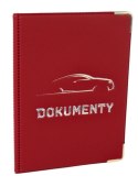 Eleganckie Etui Na Karty Dokumenty Dowód Rejestracyjny Polska Galanteria (PL) Duże Pionowe "Dokumenty" 12 x 9 [cm]