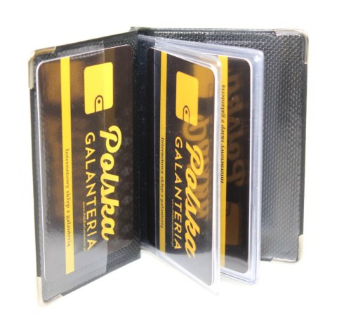 Eleganckie Etui Na Karty Dokumenty Polska Galanteria (PL) Małe Pionowe 10 x 7,5 x 1 [cm] WZÓR I