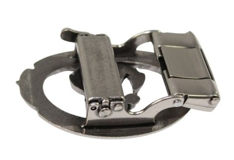 Klamra Do Paska Męskiego Wizytowego Z Mechanizmem Ząbkowym ,,SREBRNA KOTWICA,, AUTOMAT/ZĄBEK Garnitur 35 mm KAZ35/6