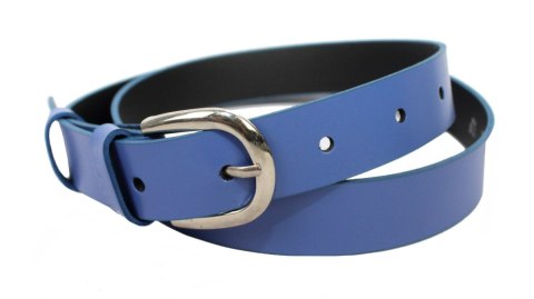 Pasek Damski COMPLEX 30 mm Gładki JASNY NIEBIESKI Szerokość Standardowa Pasek Damski COMPLEX 30 mm Gładki JASNY NIEBIESKI Szerokość Standardowa