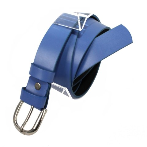 Pasek Damski COMPLEX 30 mm Gładki JASNY NIEBIESKI Szerokość Standardowa Pasek Damski COMPLEX 30 mm Gładki JASNY NIEBIESKI Szerokość Standardowa