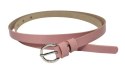 Pasek Damski Skórzany Gładki GRETOS (PL) 15 mm CIEMNY RÓŻOWY LAKIEROWANY Pasek Damski Skórzany Gładki GRETOS (PL) 15 mm CIEMNY RÓŻOWY LAKIEROWANY