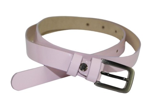 Pasek Damski Skórzany Gładki GRETOS (PL) 15 mm RÓŻOWY LAKIEROWANY Pasek Damski Skórzany Gładki GRETOS (PL) 15 mm RÓŻOWY LAKIEROWANY