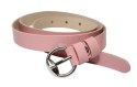 Pasek Damski Skórzany Gładki GRETOS (PL) 20 mm CIEMNY RÓŻOWY LAKIEROWANY Pasek Damski Skórzany Gładki GRETOS (PL) 20 mm CIEMNY RÓŻOWY LAKIEROWANY
