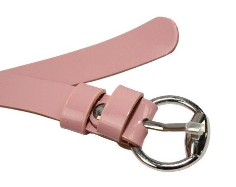 Pasek Damski Skórzany Gładki GRETOS (PL) 20 mm CIEMNY RÓŻOWY LAKIEROWANY Pasek Damski Skórzany Gładki GRETOS (PL) 20 mm CIEMNY RÓŻOWY LAKIEROWANY