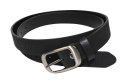 Pasek Damski Skórzany PAS-MAX (PL) "KORNIK" CZARNY Skóra Licowa EXTRA 30 mm Pasek Damski Skórzany PAS-MAX (PL) "KORNIK" CZARNY Skóra Licowa EXTRA 30 mm
