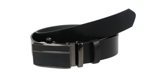 Pasek Męski Skórzany Arucce (PL) Skóra Licowa EXTRA 35 mm CZARNY Gładki Klamra Samozaciskowa CZARNA 8 Pasek Męski Skórzany Arucce (PL) Skóra Licowa EXTRA 35 mm CZARNY Gładki Klamra Samozaciskowa CZARNA 8