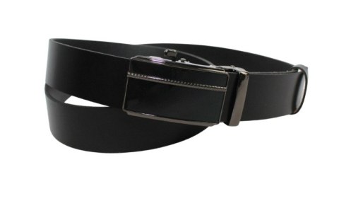 Pasek Męski Skórzany Arucce (PL) Skóra Licowa EXTRA 35 mm CZARNY Gładki Klamra Samozaciskowa CZARNA 8 Pasek Męski Skórzany Arucce (PL) Skóra Licowa EXTRA 35 mm CZARNY Gładki Klamra Samozaciskowa CZARNA 8