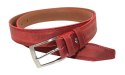 Pasek Skórzany GRETOS (PL) Skóra Licowa EXTRA 35 mm BORDOWY PRZECIERANY Gładki Klamra Tradycyjna Pasek Skórzany GRETOS (PL) Skóra Licowa EXTRA 35 mm BORDOWY PRZECIERANY Gładki Klamra Tradycyjna