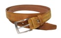 Pasek Skórzany GRETOS (PL) Skóra Licowa EXTRA 35 mm BRĄZOWY PRZECIERANY Gładki Klamra Tradycyjna Pasek Skórzany GRETOS (PL) Skóra Licowa EXTRA 35 mm BRĄZOWY PRZECIERANY Gładki Klamra Tradycyjna