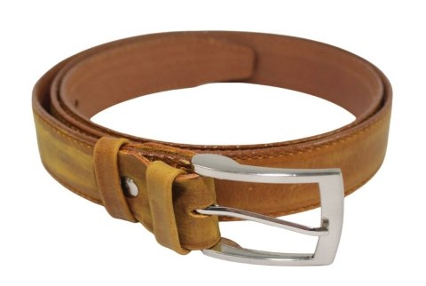 Pasek Skórzany GRETOS (PL) Skóra Licowa EXTRA 35 mm BRĄZOWY PRZECIERANY Gładki Klamra Tradycyjna Pasek Skórzany GRETOS (PL) Skóra Licowa EXTRA 35 mm BRĄZOWY PRZECIERANY Gładki Klamra Tradycyjna