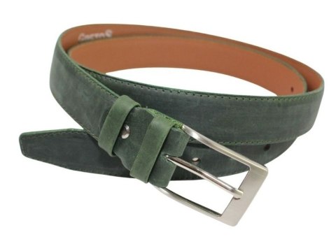 Pasek Skórzany GRETOS (PL) Skóra Licowa EXTRA 35 mm BUTELKOWY ZIELONY Gładki Klamra Tradycyjna Pasek Skórzany GRETOS (PL) Skóra Licowa EXTRA 35 mm BUTELKOWY ZIELONY Gładki Klamra Tradycyjna