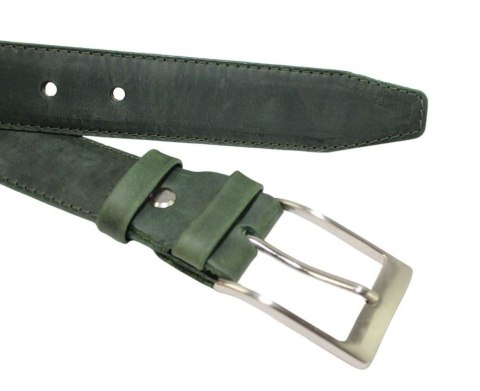 Pasek Skórzany GRETOS (PL) Skóra Licowa EXTRA 35 mm BUTELKOWY ZIELONY Gładki Klamra Tradycyjna Pasek Skórzany GRETOS (PL) Skóra Licowa EXTRA 35 mm BUTELKOWY ZIELONY Gładki Klamra Tradycyjna