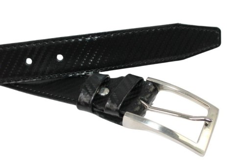Pasek Skórzany GRETOS (PL) Skóra Licowa EXTRA 35 mm ,,Wzór CARBONOWY ,, CZARNY Gładki Klamra Tradycyjna Pasek Skórzany GRETOS (PL) Skóra Licowa EXTRA 35 mm ,,Wzór CARBONOWY ,, CZARNY Gładki Klamra Tradycyjna