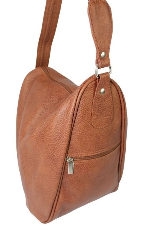 Plecak Skórzany ELKOR (PL) Jowita De Luxe Skóra Naturalna BRĄZOWY Tekstura Plecak Skórzany ELKOR (PL) Jowita De Luxe Skóra Naturalna BRĄZOWY Tekstura