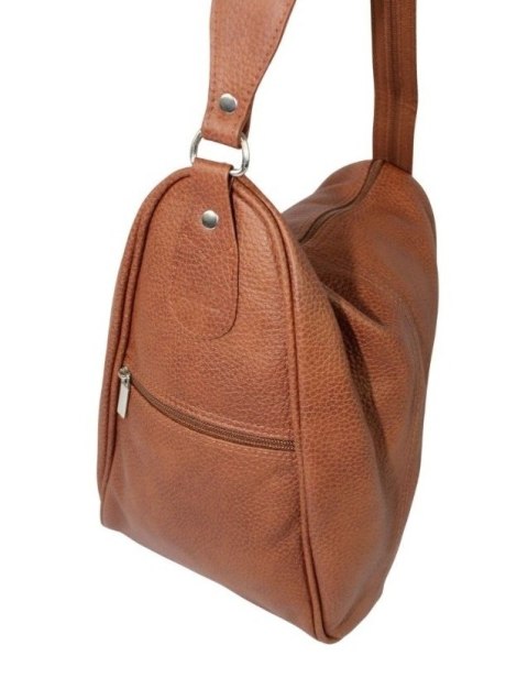 Plecak Skórzany ELKOR (PL) Jowita De Luxe Skóra Naturalna BRĄZOWY Tekstura Plecak Skórzany ELKOR (PL) Jowita De Luxe Skóra Naturalna BRĄZOWY Tekstura