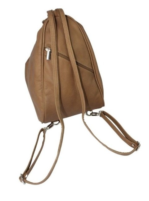 Plecak Skórzany ELKOR (PL) Jowita De Luxe Skóra Naturalna Licowa CAPPUCINO Plecak Skórzany ELKOR (PL) Jowita De Luxe Skóra Naturalna Licowa CAPPUCINO