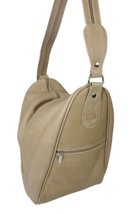 Plecak Skórzany ELKOR (PL) Jowita De Luxe Skóra Naturalna Licowa  CIELISTY Gładka Plecak Skórzany ELKOR (PL) Jowita De Luxe Skóra Naturalna Licowa  CIELISTY Gładka